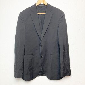 Hugo Boss Marzotto Wool Black stretch tailoring suit jacket 40L